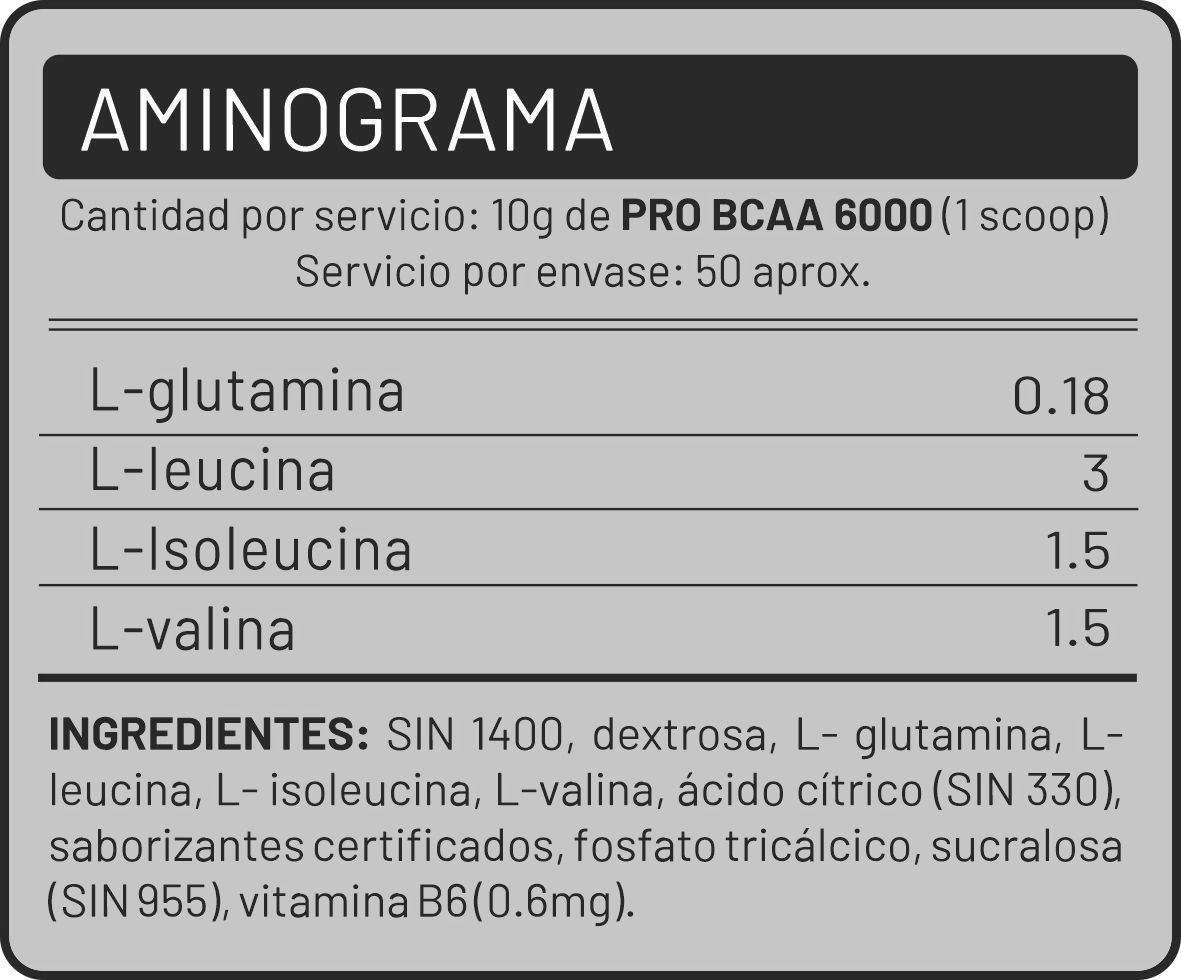 PRO BCAA 6000 - Universe Nutrition