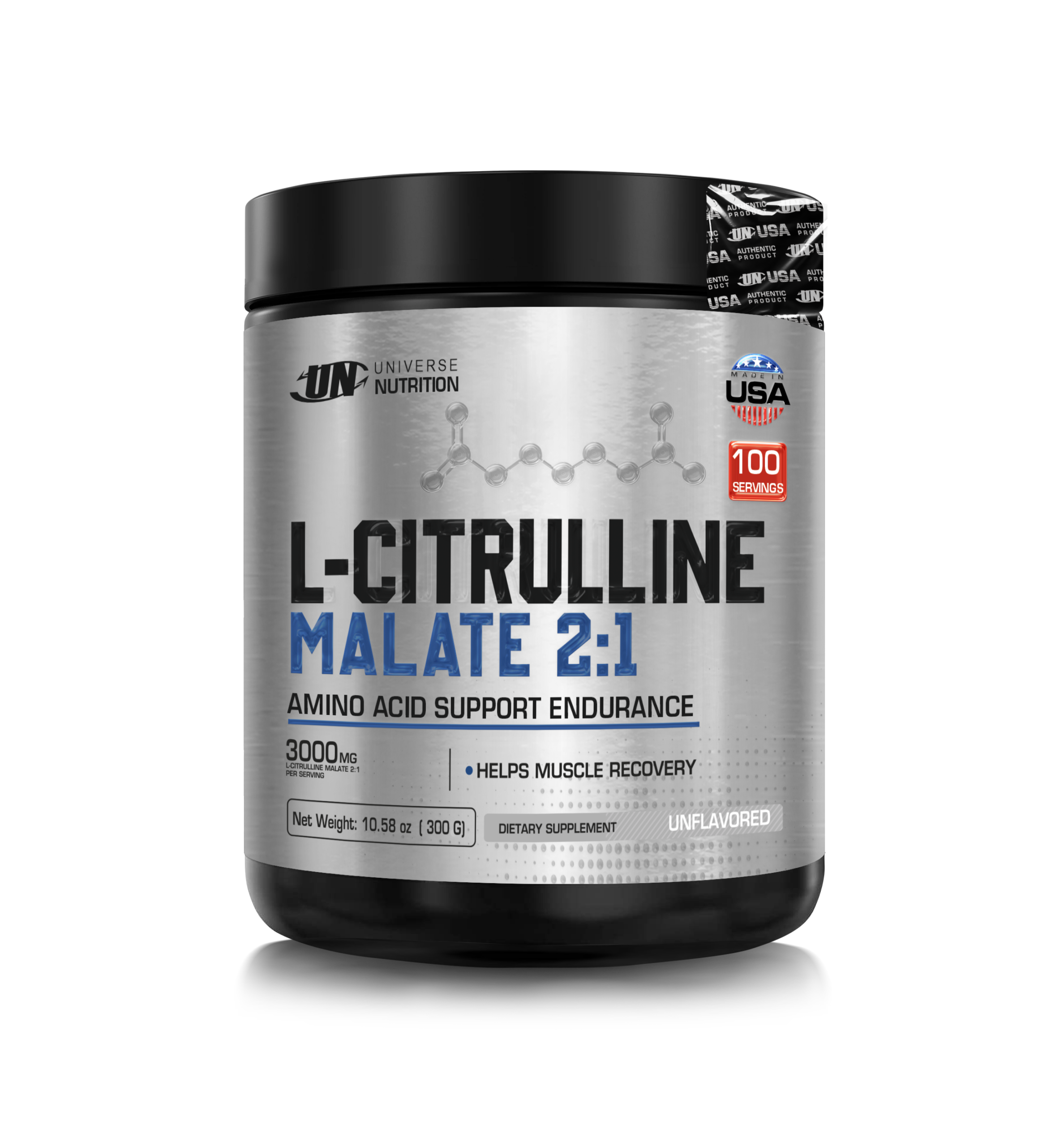 L-Citrulline Malate 2:1 de Universe Nutrition en presentación de 300 g